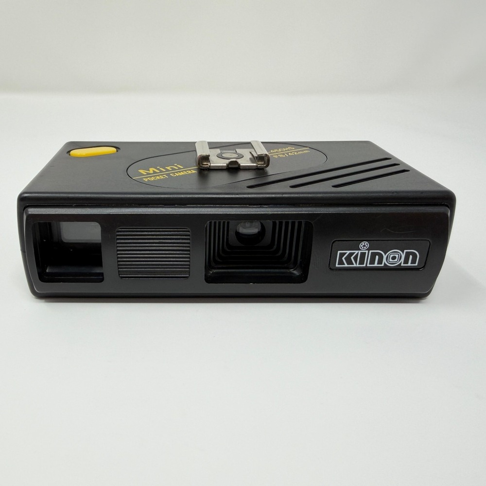 Kinon Mini Pocket 35mm Film Camera K-450HS F8/42mm With Case Vintage - Picture 2 of 14
